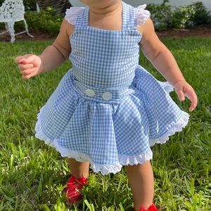 Custom made Dorothy wizard of oz baby costume